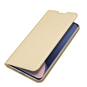 DUX Peňaženkový obal Xiaomi 12 / Xiaomi 12X zlatý