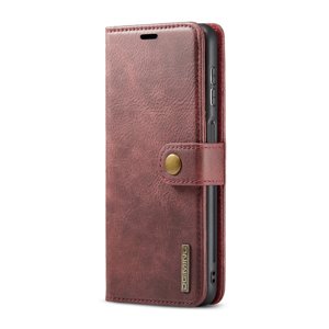 DG.MING Peňaženkový obal 2v1 Samsung Galaxy A13 červený