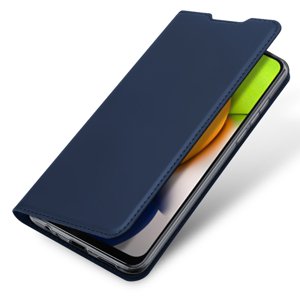 DUX Peněženkový obal Samsung Galaxy A03 modrý