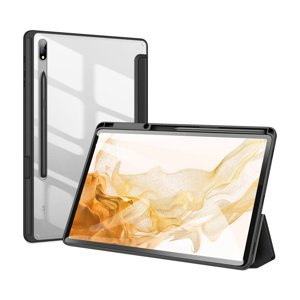 DUX TOBY Zaklápěcí pouzdro Samsung Galaxy Tab S8+ / S7+ / S7 FE černé