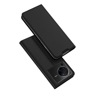 DUX Peňaženkový kryt Vivo X80 Pro čierny