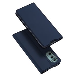 DUX Peněženkový kryt Motorola Moto G62 5G modrý