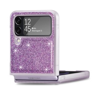 JSM GLITTER Ochranný obal Samsung Galaxy Z Flip4 5G fialový