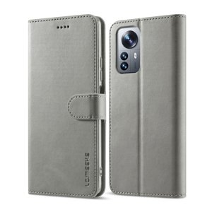IMEEKE Peněženkový kryt Xiaomi 12 Lite šedý
