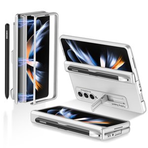 GKK SUPPORT Kryt se stojanem Samsung Galaxy Z Fold 4 5G stříbrný