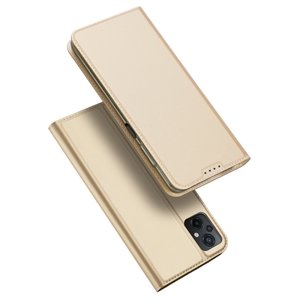 DUX Peněženkový kryt Xiaomi Poco M5 zlatý