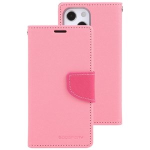 MERCURY FANCY Peněženkový obal Apple iPhone 14 Plus světle růžový