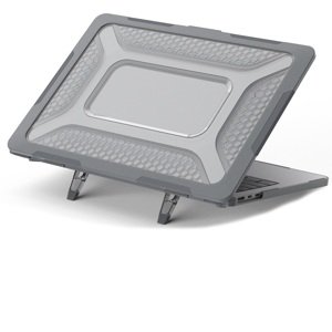 ENKAY RUGGED Ochranný set pre Apple Macbook Air 13 (M2 / M3) A2681 / A3113 šedý