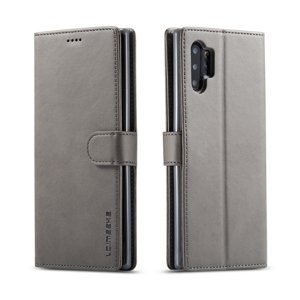 IMEEKE Peněženkový obal Samsung Galaxy Note 10 Plus šedý