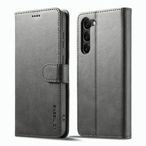 IMEEKE Peňaženkový obal Samsung Galaxy S23 Plus 5G šedý