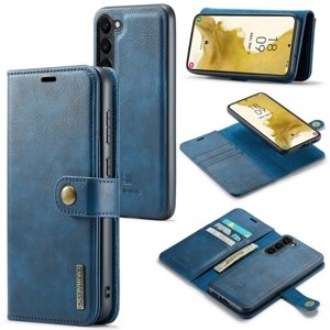 DG.MING Peněženkový obal 2v1 pro Samsung Galaxy S23 Plus 5G modrý