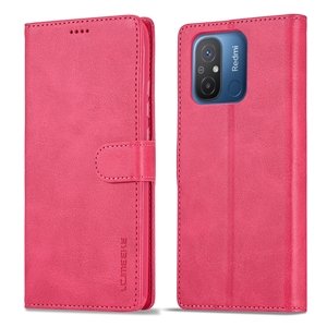 IMEEKE Peňaženkový obal Xiaomi Redmi 12C ružový