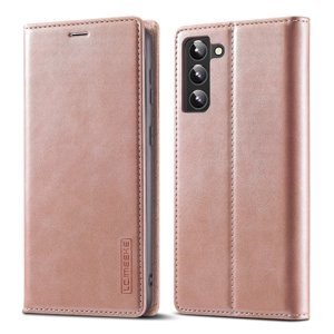 IMEEKE Peněženkový obal Samsung Galaxy S22 Plus 5G růžový