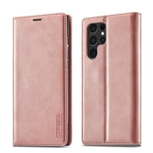 IMEEKE Peněženkový obal Samsung Galaxy S22 5G růžový