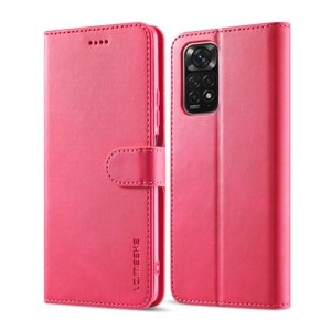 IMEEKE Peněženkový obal Xiaomi Redmi Note 12 Pro 5G růžový