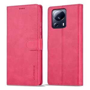 IMEEKE Peněženkový obal Xiaomi 13 Lite růžový