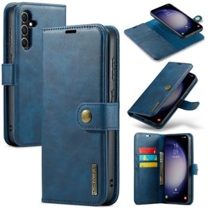 DG.MING Peněženkový obal 2v1 Samsung Galaxy S23 FE 5G modrý