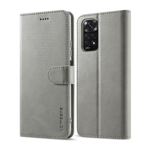 IMEEKE Peněženkový obal pro Xiaomi Redmi Note 12 Pro šedý