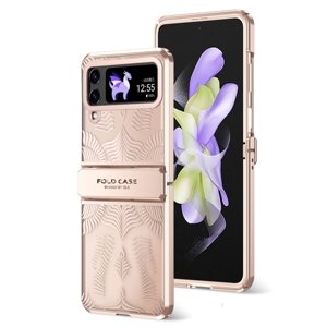 WINGS Ochranný kryt pro Samsung Galaxy Z Flip 4 5G růžovozlatý