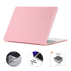 ENKAY CRYSTAL SET Ochranná sada pro MacBook Air 15" M2 / M3 (A2941 / A3114) růžový