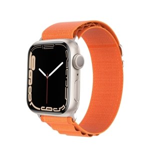 DUX GS Nylonový řemínek pro Apple Watch SE / SE 2022 / SE 2023 (44mm) oranžový