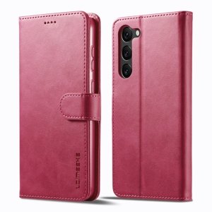 IMEEKE Peněženkový obal pro Samsung Galaxy S24 5G růžový