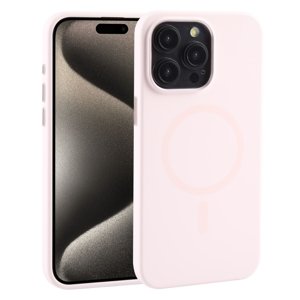 MUTURAL SILICONE MAGSAFE Ochranný kryt Apple i Phone 15 Pro růžový