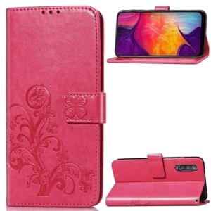 ART Peňaženkový obal Samsung Galaxy A50 FLOWERS růžový