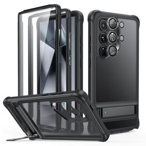 ESR ARMOR KICK STAND Oboustranný ochranný obal Samsung Galaxy S24 Ultra 5G FROSTED BLACK