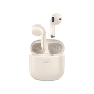 DUDAO A18 Bluetooth 5.1 bezdrátová sluchátka TWS béžová