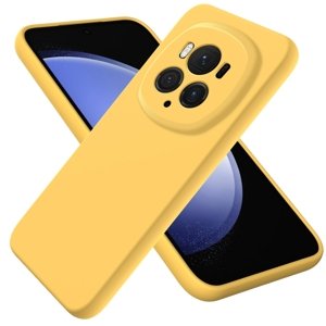 RUBBER Ochranný obal pro Honor Magic6 Pro žlutý