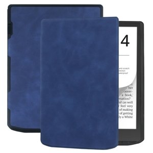 SOFT Zaklápěcí pouzdro Pocketbook InkPad 4 743G / InkPad Color 3 743K3 / InkPad Color 2 743 tmavě modré
