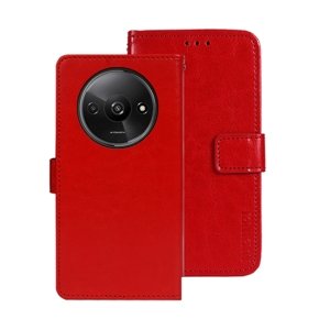 IDEWEI Peněženkový kryt Xiaomi Redmi A3 červený