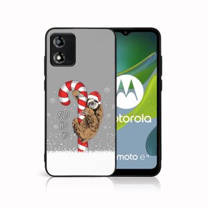 MY ART Kryt s vánočním designem Motorola Moto E13 CANDY (076)