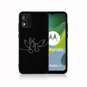 MY ART Ochranný kryt pre Motorola Moto E13 WHITE DOVE (195)