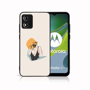MY ART Ochranný kryt pre Motorola Moto E13 WOMAN (197)