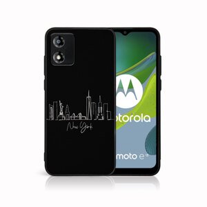 MY ART Ochranný kryt pre Motorola Moto E13 NEW YORK (207)