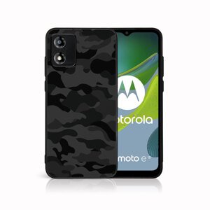 MY ART Ochranný kryt pre Motorola Moto E13 BLACK CAMO (234)