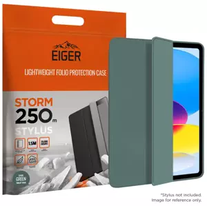 Pouzdro Eiger Storm 250m Stylus Case for Apple iPad 10.9 (10th Gen) Dark Green (EGSR00146)