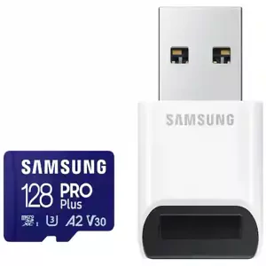 Paměťová karta Samsung micro SDXC 128GB PRO Plus + USB adapter (MB-MD128SB/WW)