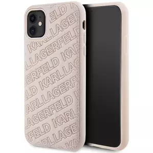 Kryt Karl Lagerfeld KLHCN61PQKPMP iPhone 11 / Xr 6.1" pink hardcase Quilted K Pattern (KLHCN61PQKPMP)