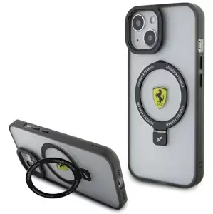 Kryt Ferrari FEHMP15MUSCAH iPhone 15 Plus 6.7" transparent hardcase Ring Stand 2023 Collection MagSafe (FEHMP15MUSCAH)
