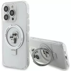 Kryt Karl Lagerfeld KLHMP13LHMRSKCH iPhone 13 Pro 6.1" white hardcase Ring Stand Karl&Choupettte MagSafe (KLHMP13LHMRSKCH)