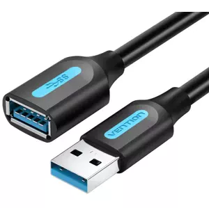 Kabel Vention USB 3.0 male to female extension cable CBHBG 1.5m Black PVC