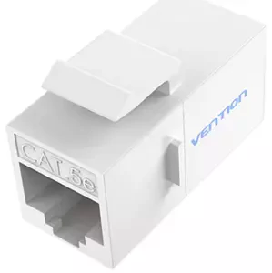 Redukce Vention Keystone Jack Cat.5E UTP Connector VDD-B07-W White