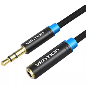 Kabel Vention Braided 3.5mm Audio Extender 5m VAB-B06-B500-M Black