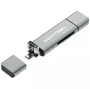 Čtečka paměťových karet Vention Multifunctional USB2.0 Card Reader CCJH0 Gray