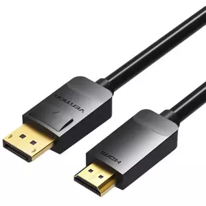 Kabel Vention DisplayPort 1.2 to HDMI 1.4 Cable 3m HADBI 1080P 60Hz (Black)