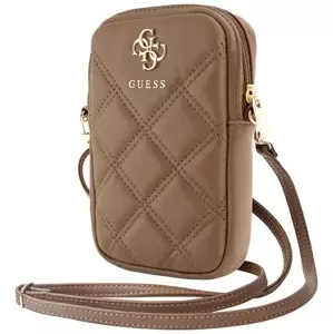 Guess Handbag GUWBZPSQSSGW brown Zip Quilted 4G (GUWBZPSQSSGW)