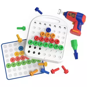 Hračka Learning Resources Drill and screwdriver toy with an extended EI-4108 construction set